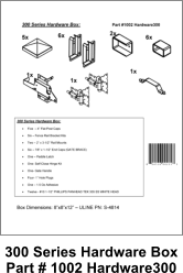 300 Series Hardware Box Part # 1002 Hardware300